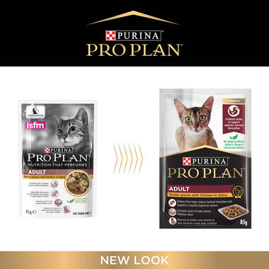 Wet Cat Food PRO PLAN Adult, with chicken