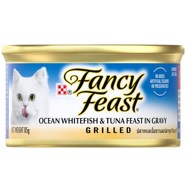 Grilled Ocean Whitefish & Tuna Feast in Gravy 85g