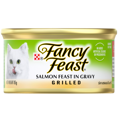 Grilled Salmon Feast in Gravy 85g