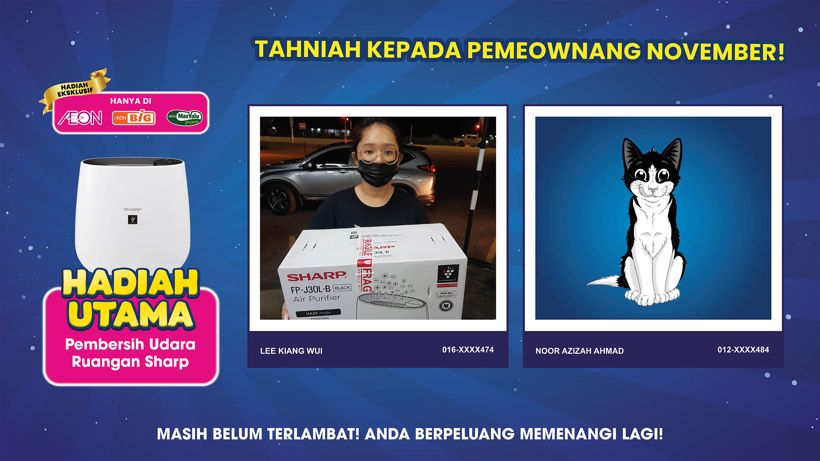 Aeon Main Prize PeMEOWnang Bulan November