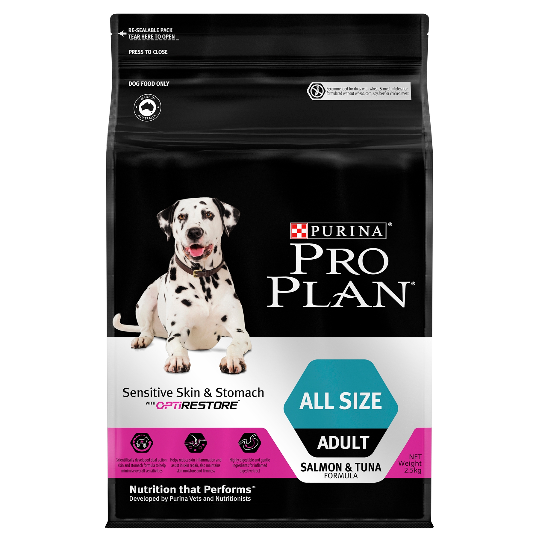 PRO PLAN® Adult Sensitive Skin & Stomach All Size Salmon & Tuna Dry Dog Food