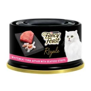 FANCY FEAST® Adult Royale Whitemeat Tuna Affair with Seafood Strips Wet Cat Food