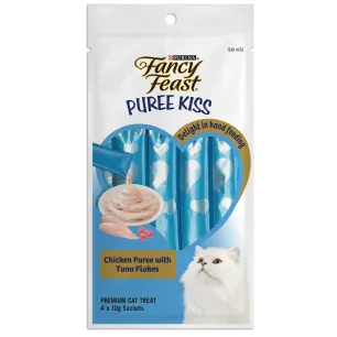 FANCY FEAST® Puree Kiss Chicken Puree with Tuna Flakes Wet Cat Treats