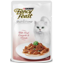FANCY FEAST® Adult Inspirations Beef, Courgette & Tomato Wet Cat Food