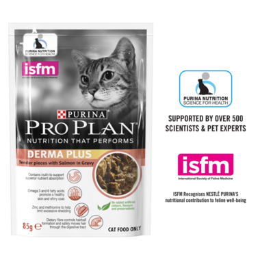 PRO PLAN® Adult Derma Plus with Salmon Wet Cat Food 2
