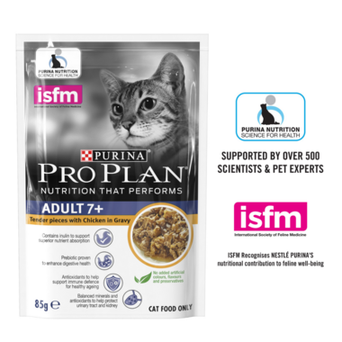 PRO PLAN® Adult 7+ with Chicken Wet Cat Food 2