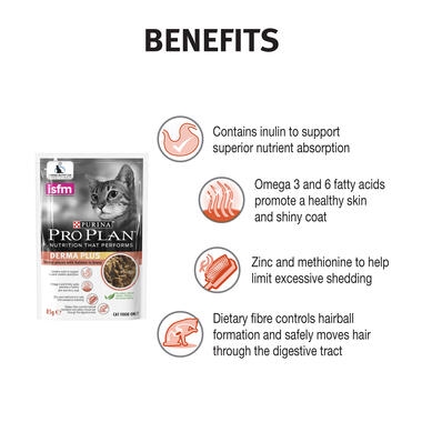 PRO PLAN® Adult Derma Plus with Salmon Wet Cat Food 3