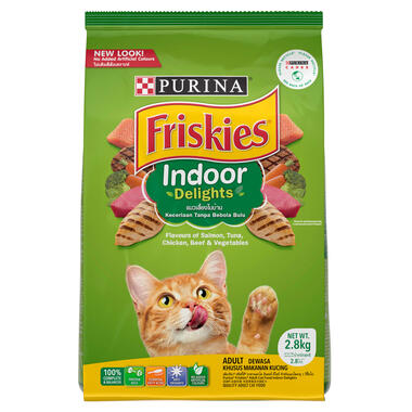 Friskies indoor delights, dry cat food