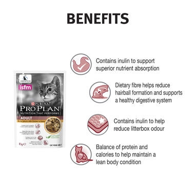 Wet Cat Food PRO PLAN Adult, with Salmon