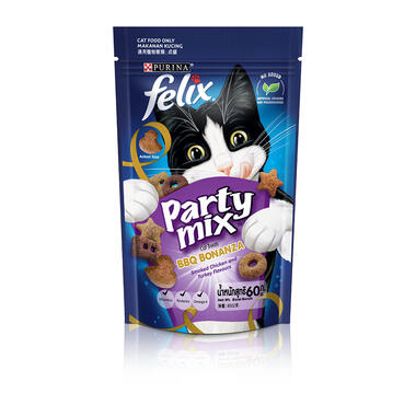 FELIX® Party Mix™ BBQ Bonanza Dry Cat Treats