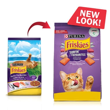 FRISKIES® Adult Surfin' Favourites Dry Cat Food