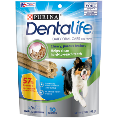 DENTALIFE Small Medium Breed Daily Oral Care Dog Treats