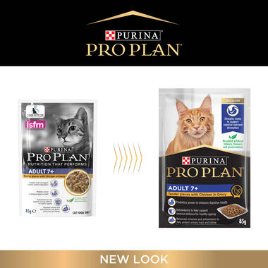 PRO PLAN® Adult 7+ with Chicken Wet Cat Food 3