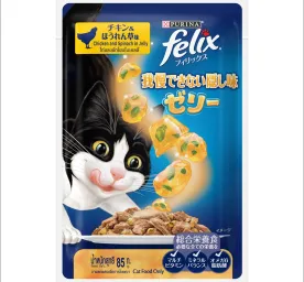 FELIX® Sensations Jellies Chicken & Spinach in Jelly Wet Cat Food