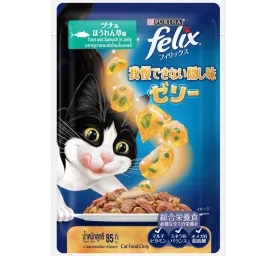 FELIX® Sensations Jellies Tuna & Spinach in Jelly Wet Cat Food